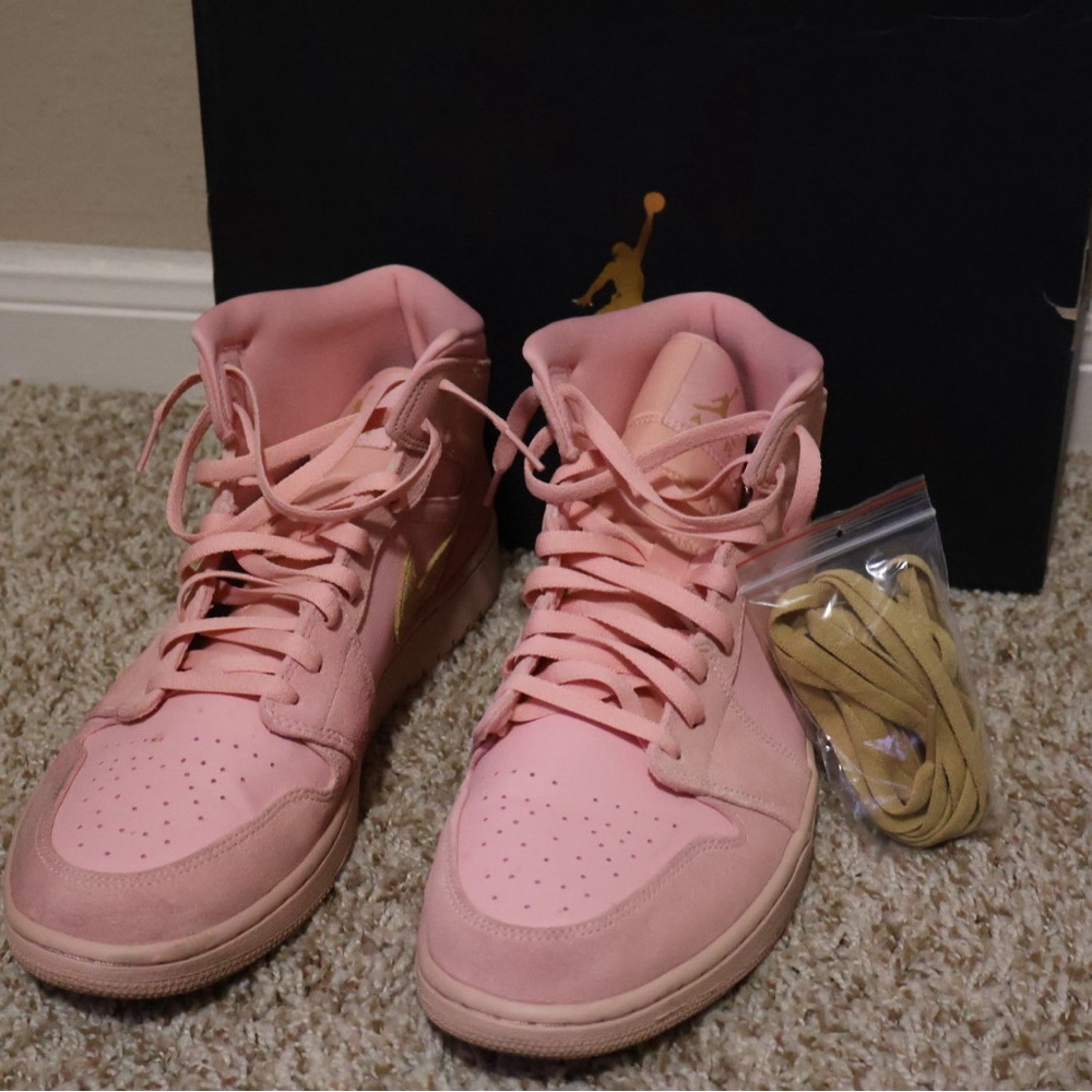 Pink High-Top Women's Sneakers